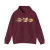 Cute Cat Faces Unisex Hoodie - Fun & Cozy Sweatshirt for Animal Lovers