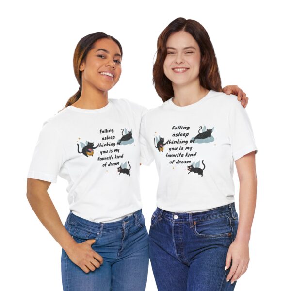 15829870338536744839_2048.jpeg Cute Cat Dream T-Shirt - Unisex Jersey Tee