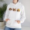 Cute Cat Faces Unisex Hoodie - Fun & Cozy Sweatshirt for Animal Lovers