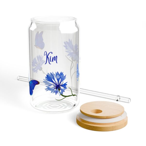 Personalized Butterfly Sipper Glass, Custom Drinkware, Eco-Friendly Glass, Floral Beverage Container, Unique Gift for Her, Summer [...]