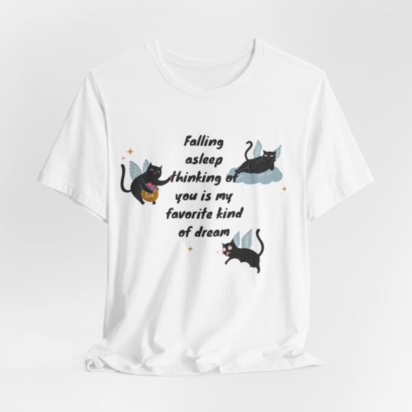 18173163085927404213_2048.jpeg Cute Cat Dream T-Shirt - Unisex Jersey Tee