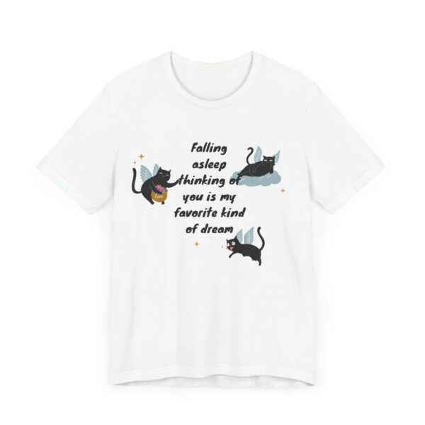 3994208671743923217_2048.jpeg Cute Cat Dream T-Shirt - Unisex Jersey Tee