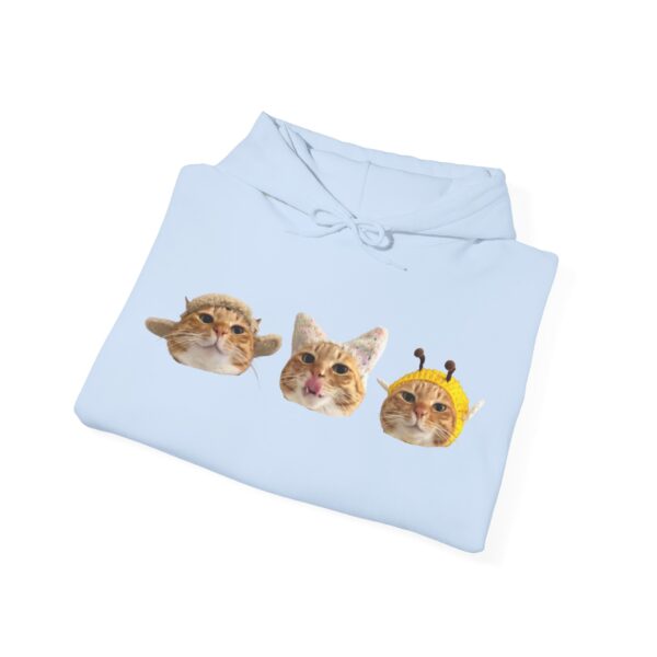 5343989554849652461_2048.jpeg Cute Cat Faces Unisex Hoodie - Fun & Cozy Sweatshirt for Animal Lovers