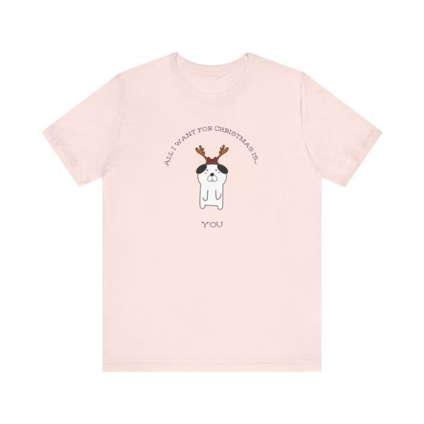 5585379352446338076_2048.jpeg Funny Christmas Tee - "All I Want for Christmas is You" Unisex Jersey Short Sleeve Shirt
