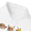 Cute Cat Faces Unisex Hoodie - Fun & Cozy Sweatshirt for Animal Lovers