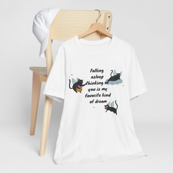 6349803350591303432_2048.jpeg Cute Cat Dream T-Shirt - Unisex Jersey Tee