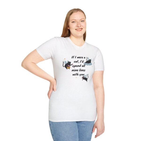 6354291408157411789_2048.jpeg If I Were a Cat T-Shirt | Unisex Softstyle Tee for Cat Lovers
