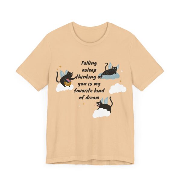 7020684847638751913_2048.jpeg Cute Cat Dream T-Shirt - Unisex Jersey Tee