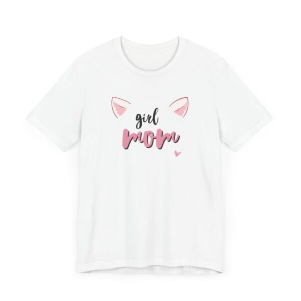 7289569922242016536_2048.jpeg Cute 'Girl Mom' Unisex Jersey Tee - Perfect Gift for Moms