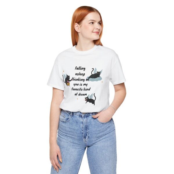 7898081155801810857_2048.jpeg Cute Cat Dream T-Shirt - Unisex Jersey Tee