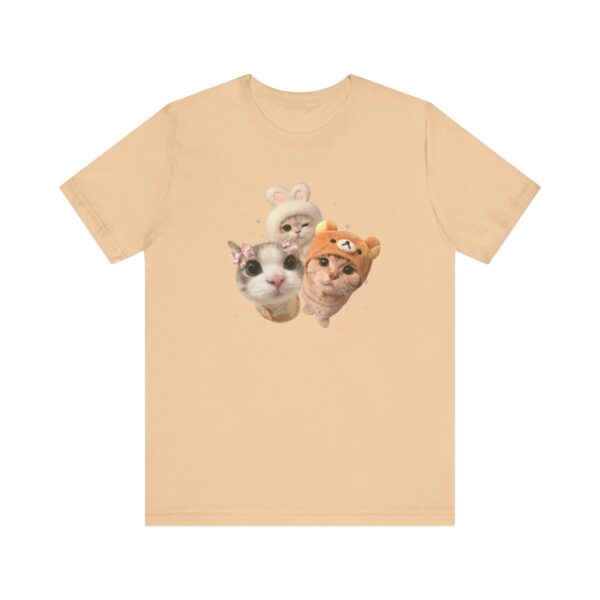 Cute Pet Faces Unisex Jersey Tee - Fun Cat and Dog Design