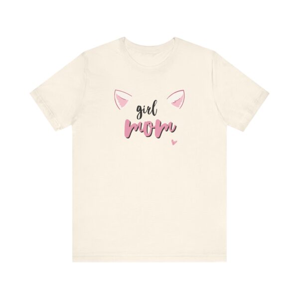 812299225036431593_2048.jpeg Cute 'Girl Mom' Unisex Jersey Tee - Perfect Gift for Moms