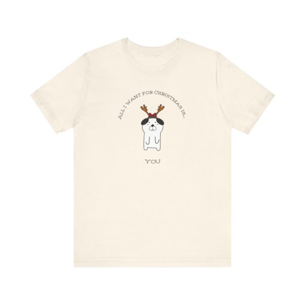 9163162950773255716_2048.jpeg Funny Christmas Tee - "All I Want for Christmas is You" Unisex Jersey Short Sleeve Shirt