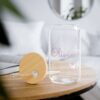 Personalized Butterfly Sipper Glass, 16oz Glass with Straw, Unique Drinkware Gift, Custom Name Tumbler, Eco-Friendly Beverage Bottle