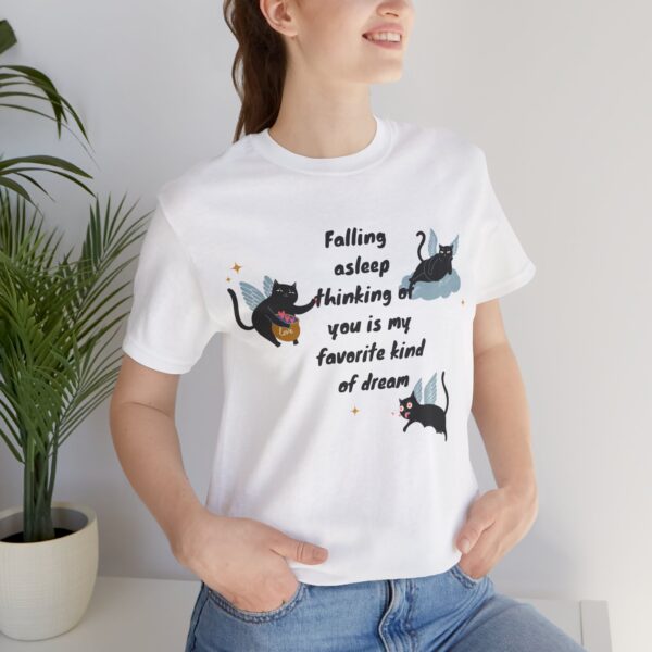 9447307542657228279_2048.jpeg Cute Cat Dream T-Shirt - Unisex Jersey Tee